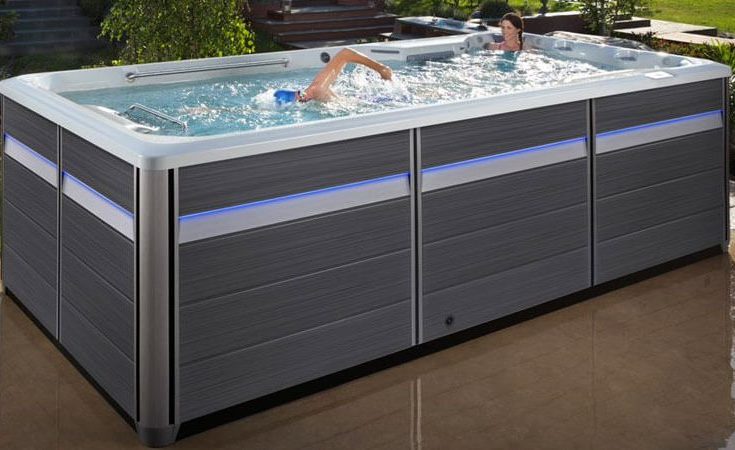 Endless Pool Swim Spa Family Image