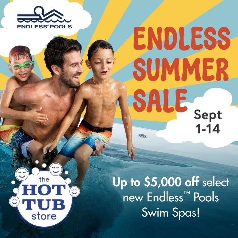 Endless Summer Sale on Swim Spas