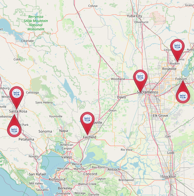 Mobile Footer Map