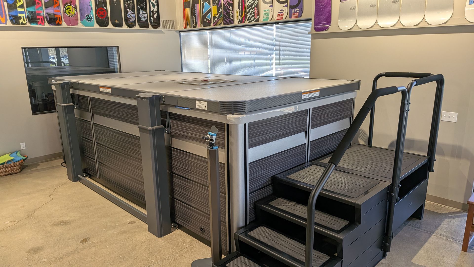 Endless Pool Swim Spa Family Image