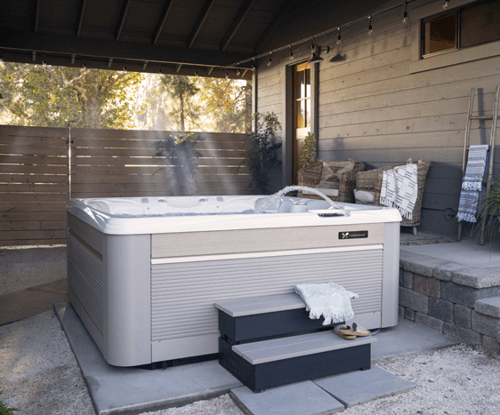 Caldera Paradise Reunion 2019 Arctic White Parchment Lifestyle Spa with Steam 01 BrandPageBSpot
